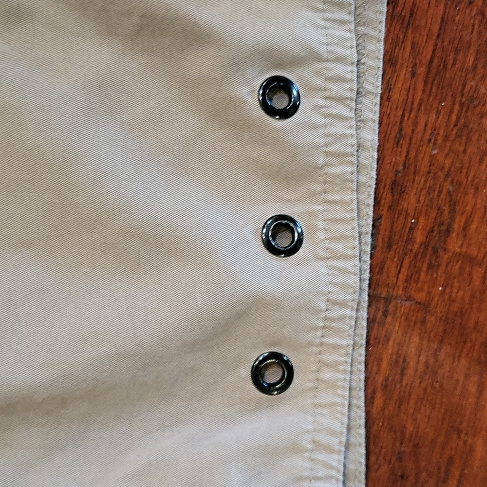 Jamie Sadock golf Capri pants Size 8 Brown Faux Suede - Picture 6 of 8